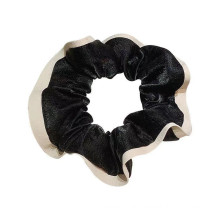 Bandeau fascia per capelli Fabric Thick Scrunchies Black White Elastic Hair Bands Rubber for Girl Women Bun Head Tie Rope Korean Hair Accessories 2021